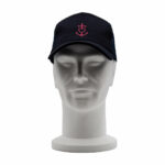 casquette croix camarguaise velours noir croix rose Eskise