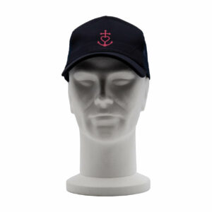 casquette croix camarguaise velours noir croix rose Eskise