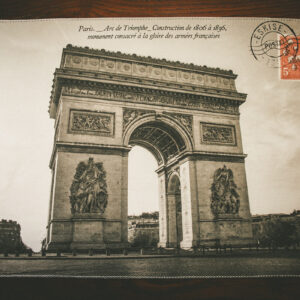 Set de Table Carte Postale Arc de Triomphe