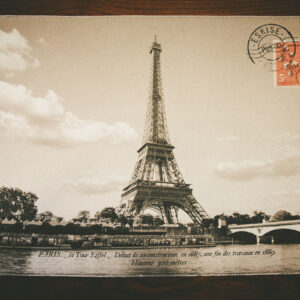 Set de Table Carte Postale Tour Eiffel