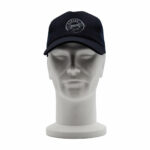 Casquette logo Eskise tampon postal velours noir