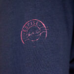 logo eskise rose sur manche sweat