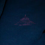 Logo Mon Saint Michel rose sur sweat