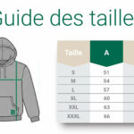 guide tes tailles sweat homme