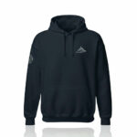 pack shot Sweat à capuche homme bleu marine mont st michel nlanc Eskise